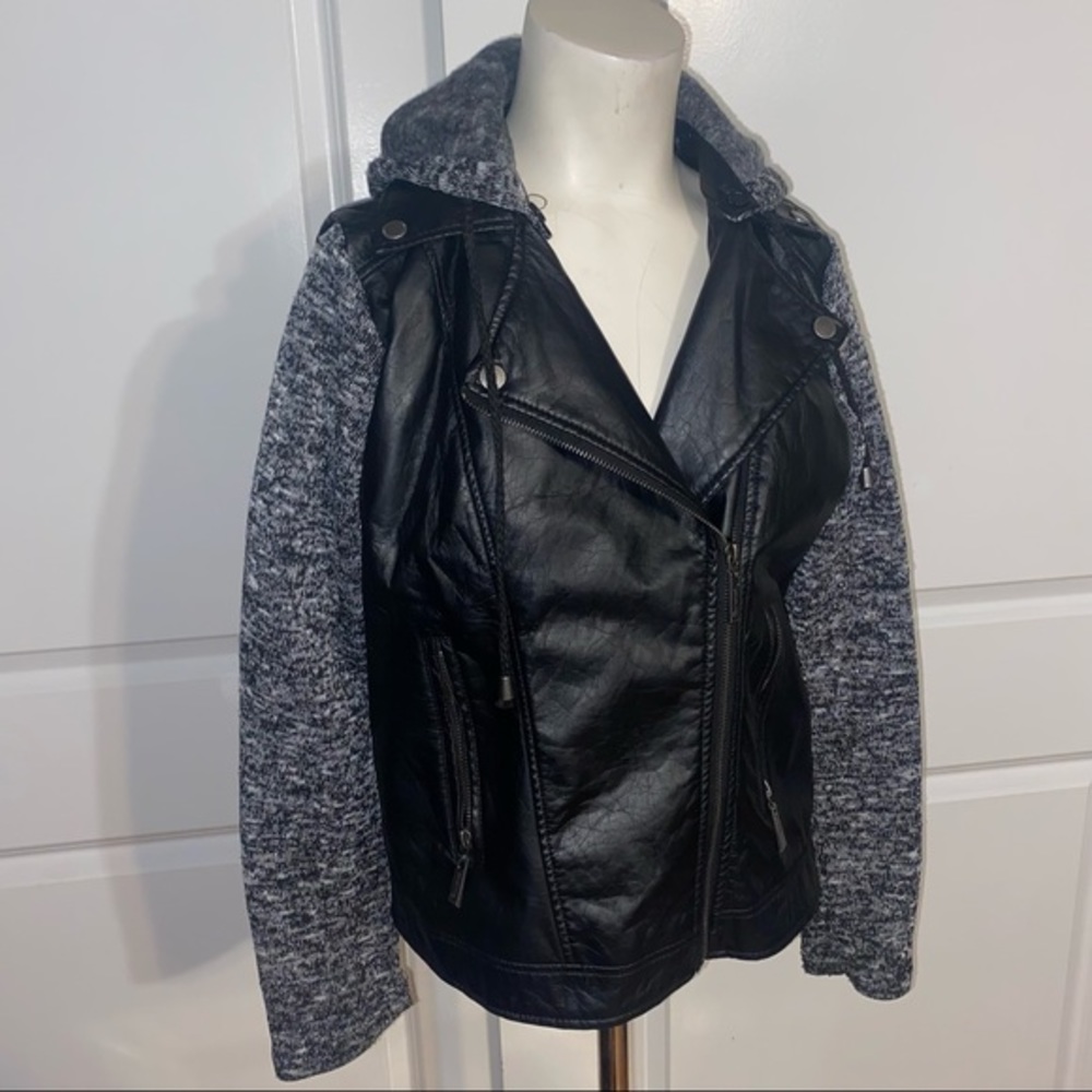 2. Jou Jou Faux Leather Jacket
